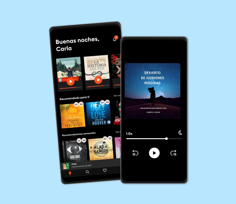 libros en el celular